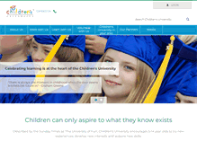 Tablet Screenshot of childrensuniversity.co.uk